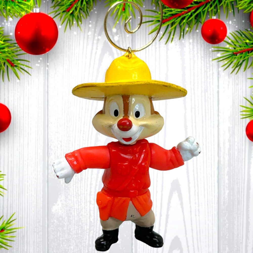Disney Epcot Center Canada Daleโ 3" ONE OF A KIND Christmas Tree Ornament
